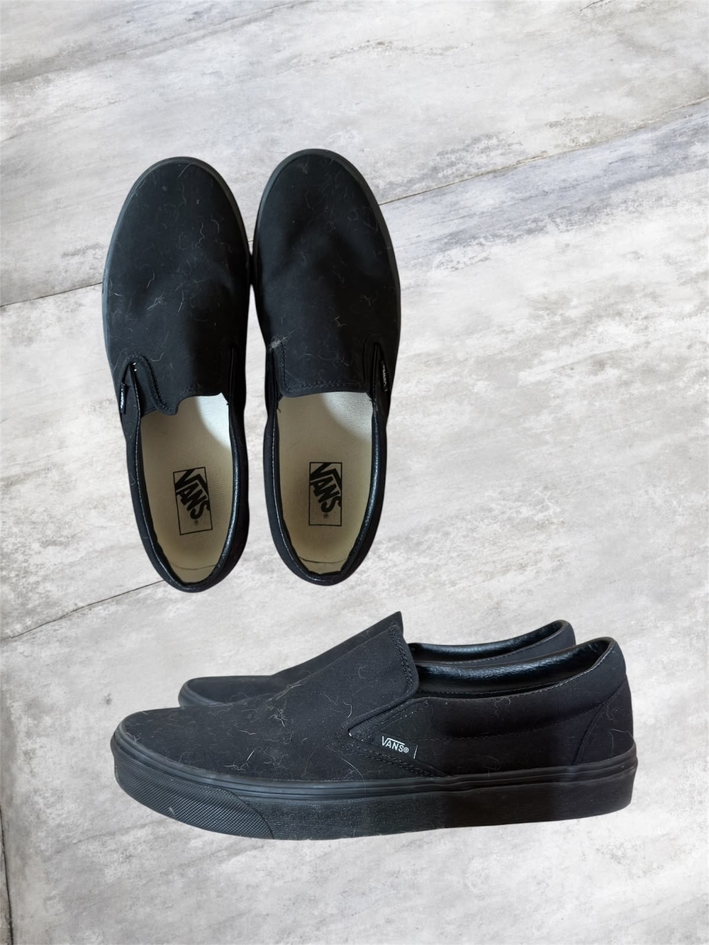 Vans Men’s Classic Slip-On Sneakers - Black